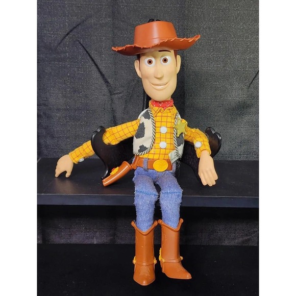 Thinkway Toys Playtime Sheriff Woody INTERACTIVE HAT Pixar Vintage 15" Inch RARE - Picture 1 of 13